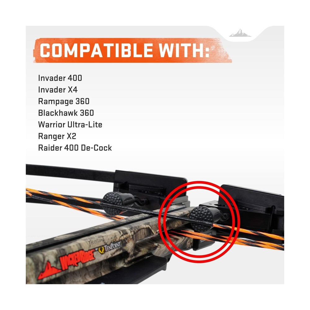 Wicked Ridge String Dampening System - Reduces String Noise & Oscillation - C...