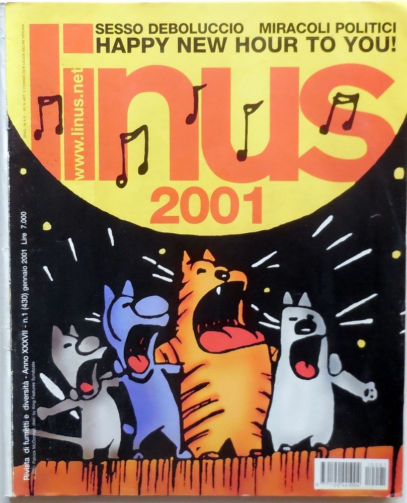LINUS COMIC MAGAZINE N.1 2001