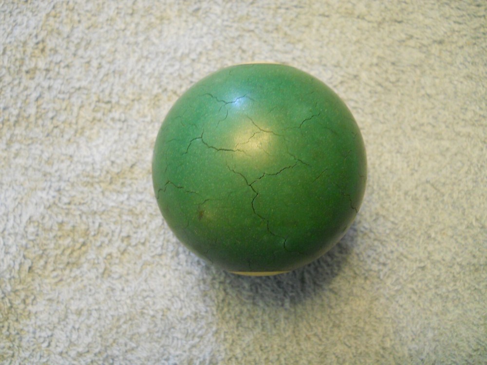 Vintage Clay Billiard Ball - #6