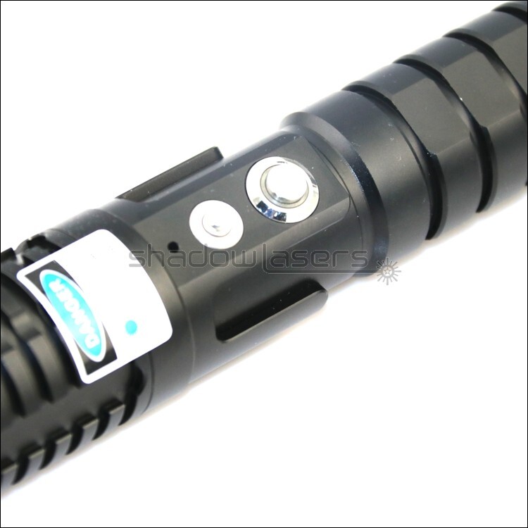 BX7-H 450nm Adjustable Focus Blue Laser Pointer Visible Laser Beam