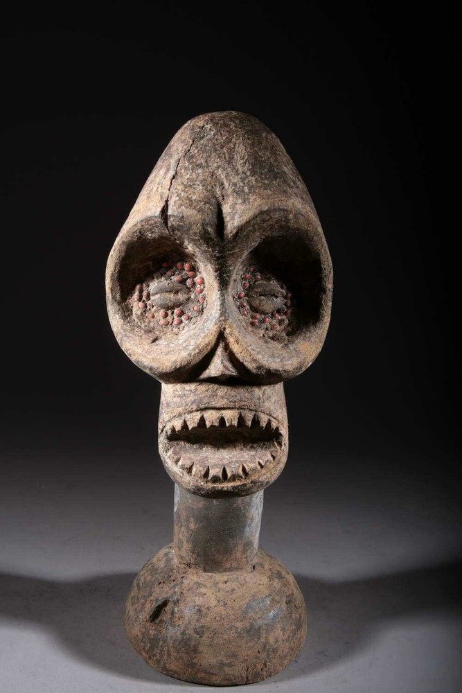 African Art Skeleton Statue TIV 1412
