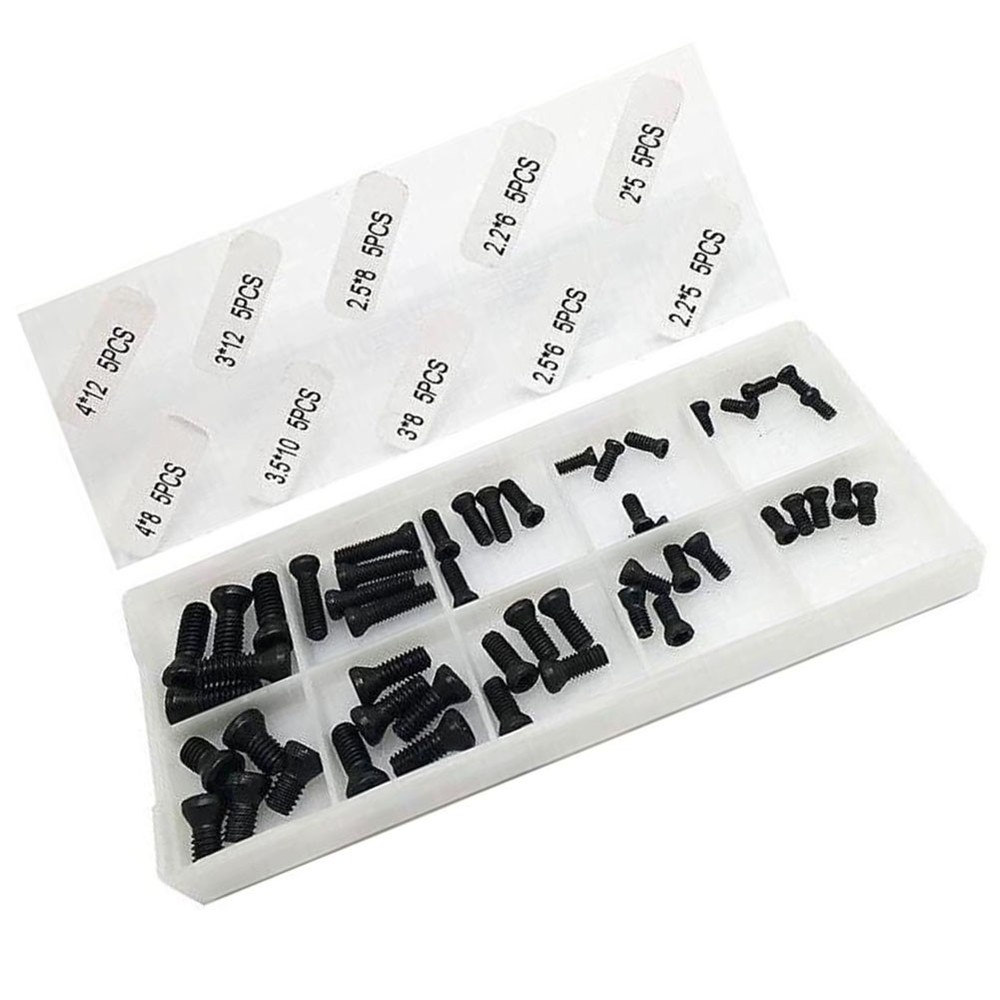 Strong 50pcs CNC Screws for Securely Fixing Carbide Inserts on Tool Holders