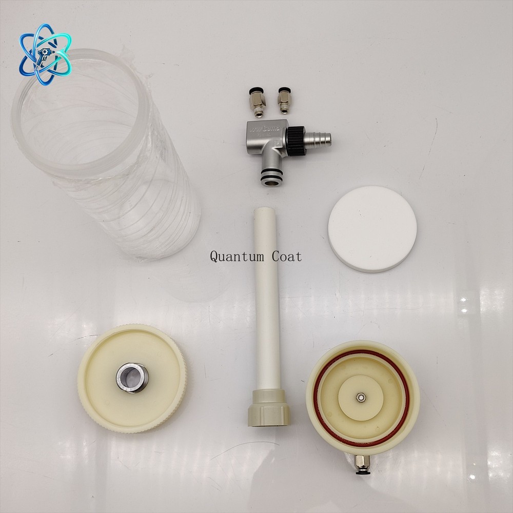 Fluidization hopper cup (1 L) with IG02 pump Fits powder coating machine system