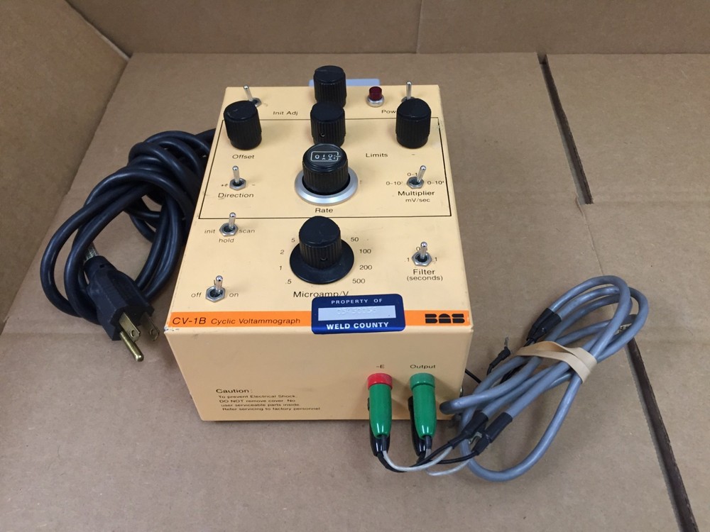 Bioanalytical Systems BAS CV-1B-120 CV-1B Cyclic Voltammograph - Power on
