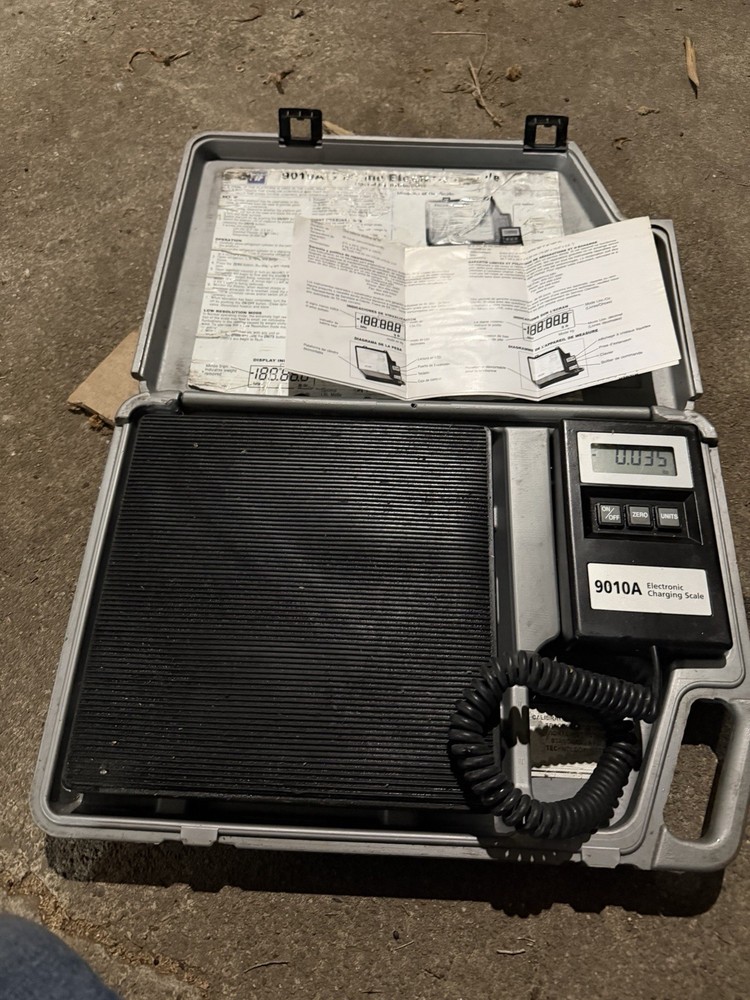 TIF 9010A Slimline Electronic Refrigerant Charging Scale