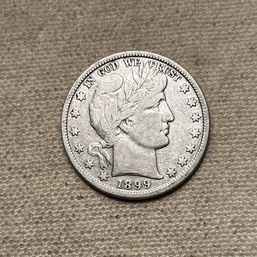 1899 Barber Silver Half Dollar VF ZM