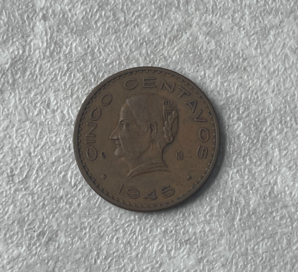 1945 Mexico 5 Centavos L2