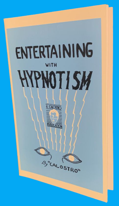 ENTERTAINING WITH HYPNOTISM Book Hypnosis Magic Trick Mental Mind Reading ESP