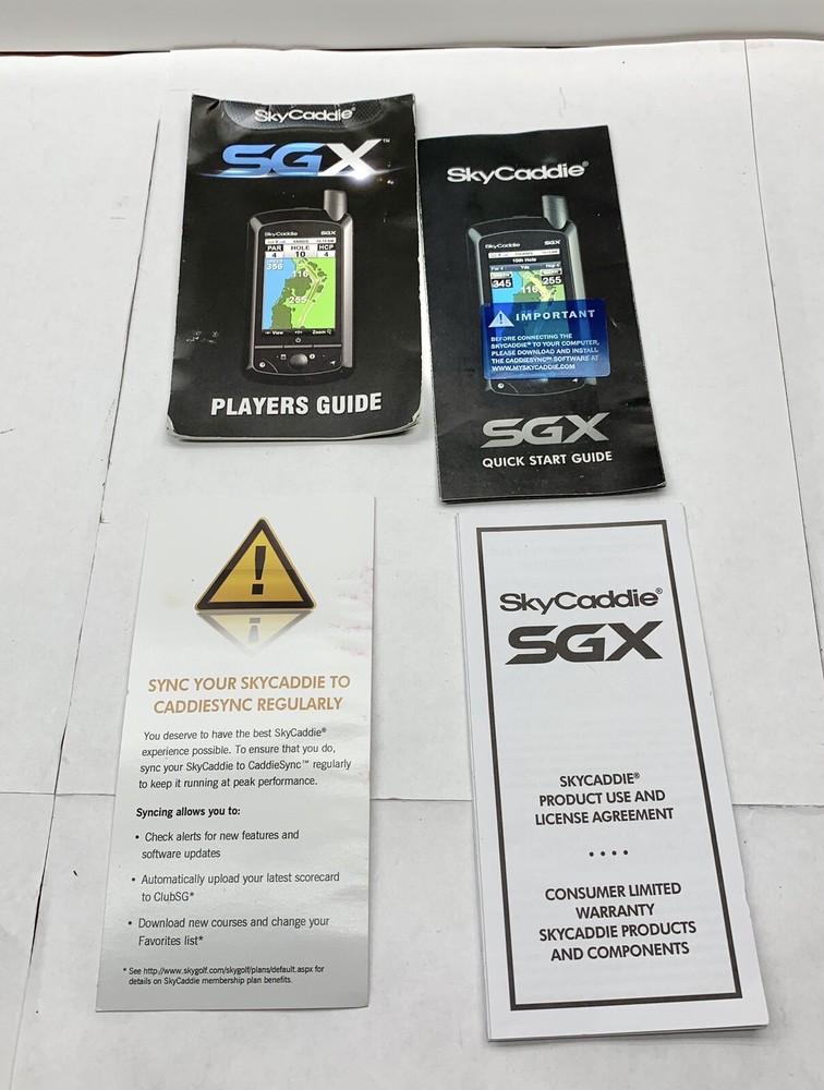 SkyCaddie SGX Golf Course GPS w/Accessories