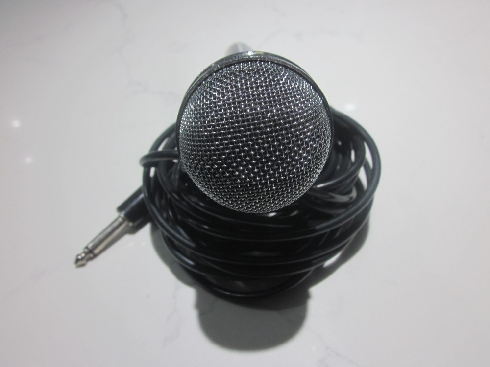 Vtg Power Drive MM-330 hi-low imp Dynamic Microphone & 25ft Cable