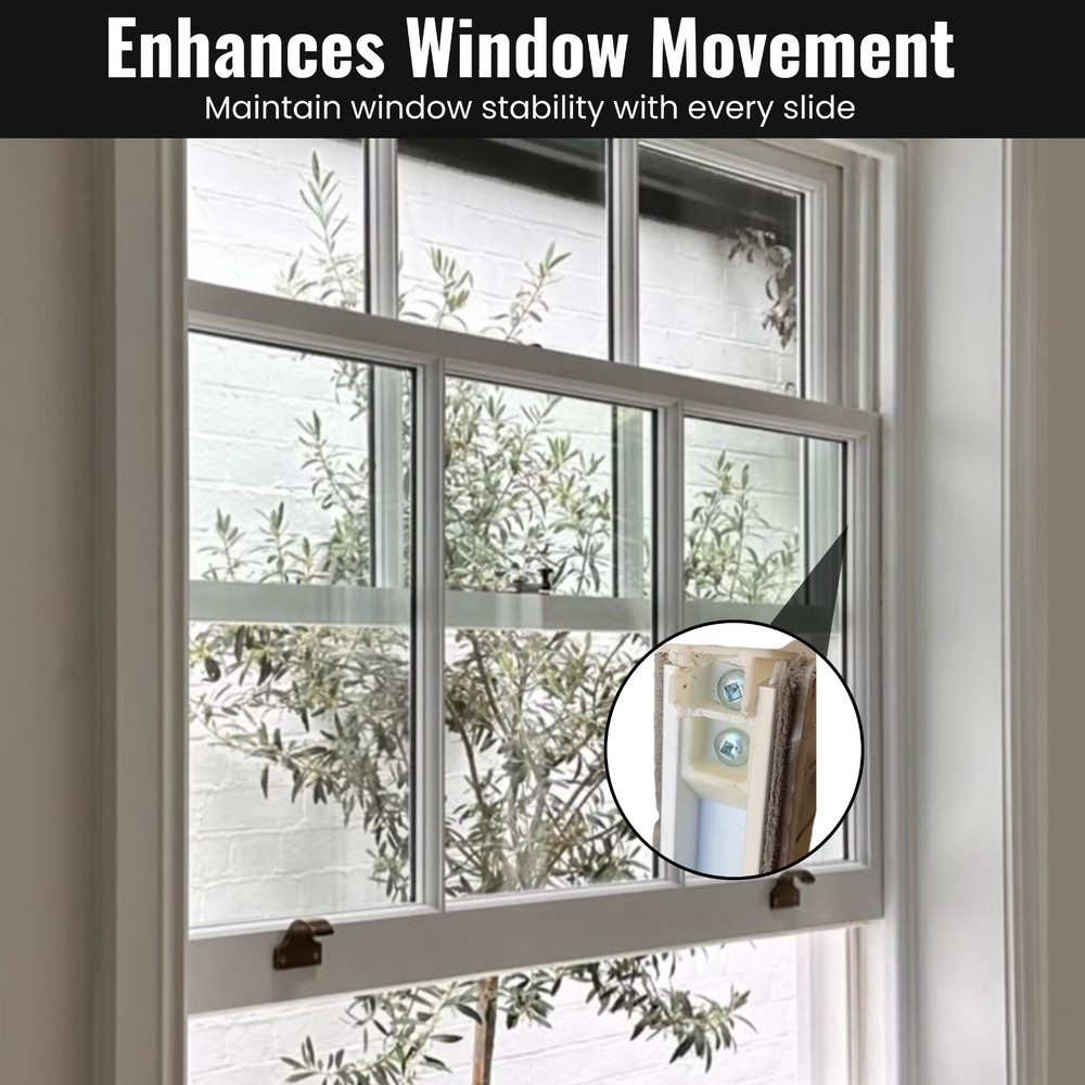 KC Hardware Sash Cam Replacement Channel Balance White (10 Pack)