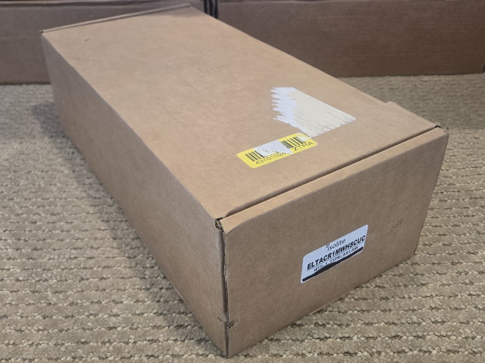 Isolite AX1-RW LED Exit Sign - Red Letters/White Housing Ceiling Surface Mount