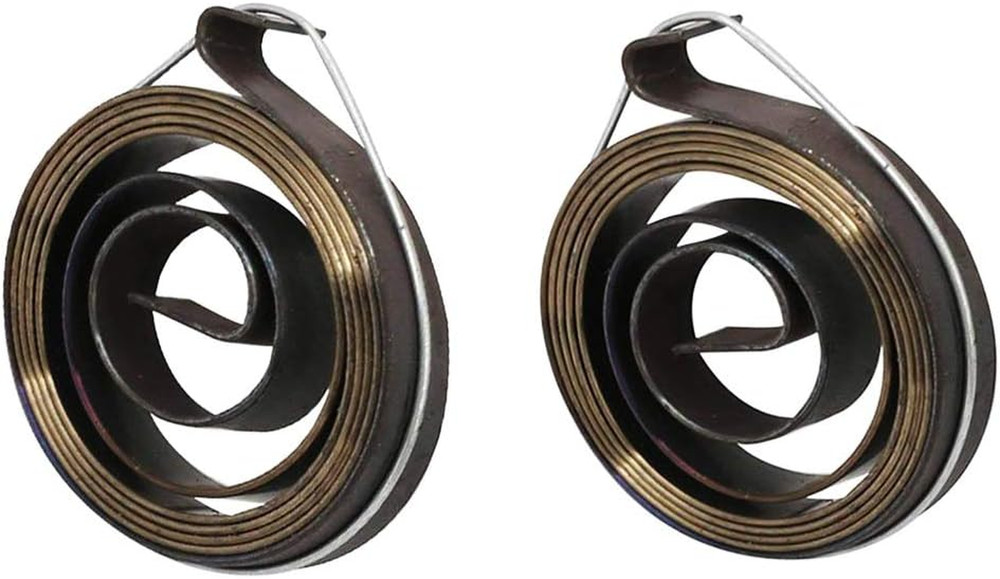 2Pcs 8mm Width Metal Drill Press Quill Feed Return Coil Spring Assembly, 35 x 8m