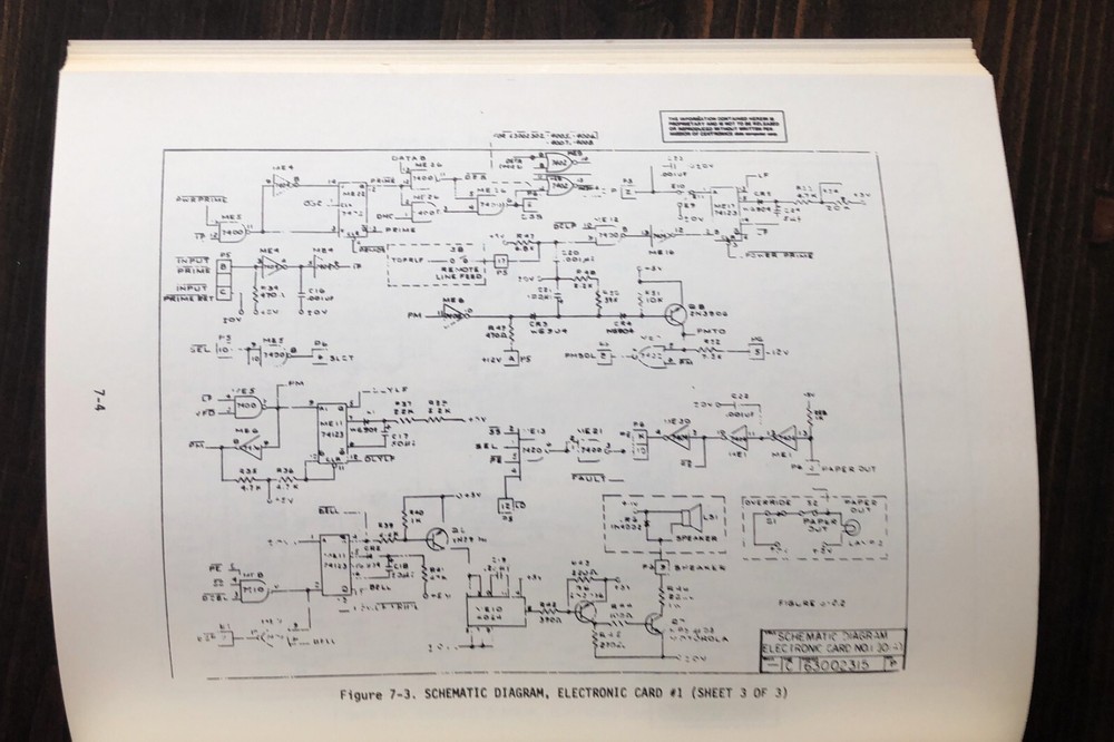 Centronics Model 101A Printer Technical Manual (1978)