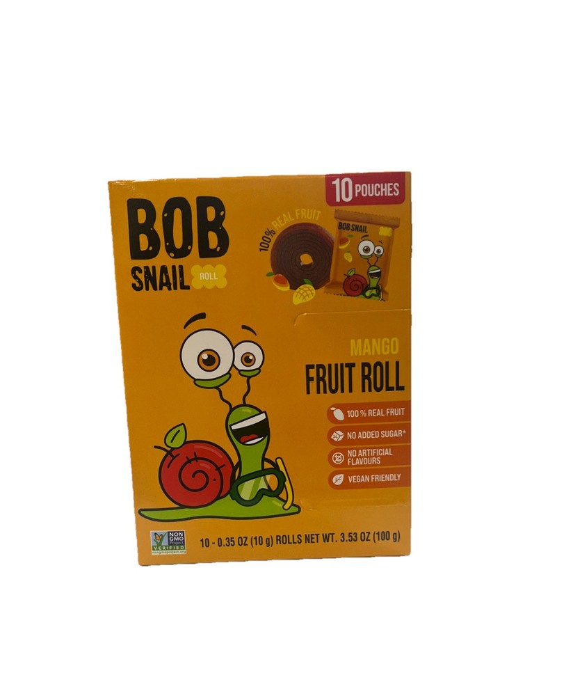 Bob Snail Fruit Roll Mango (5 Pack)