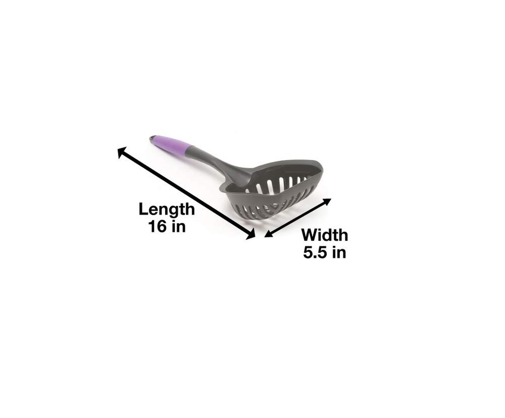 Messy Cats Litter Scoop with Long Handle, Extra Large