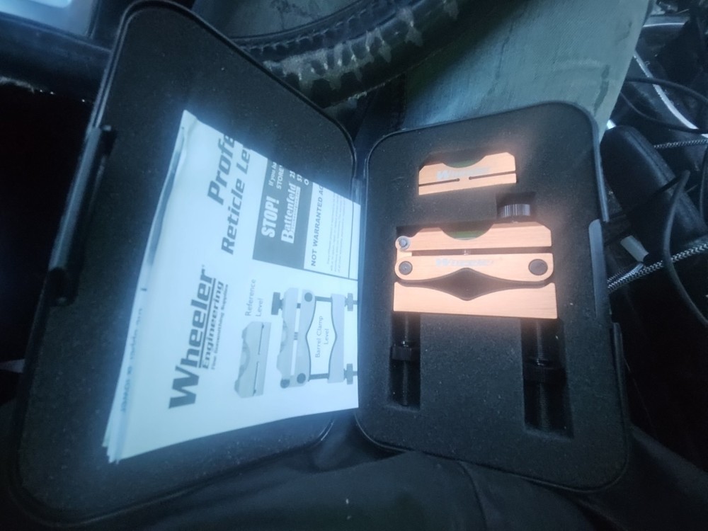 Wheeler Professional Reticle Leveling System PRLS Scope Mounting Tool w/ Case