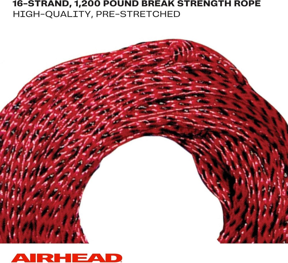 High-Strength 75 ft Wakeboard Rope with Floating Handle for Safety & Tricks