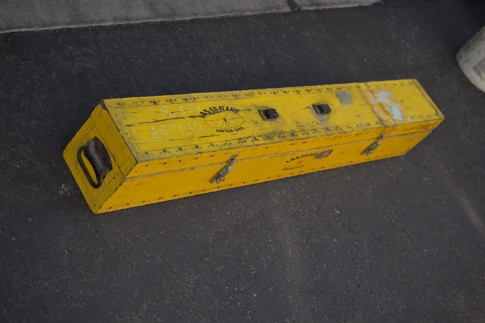 laser plane command post alignment