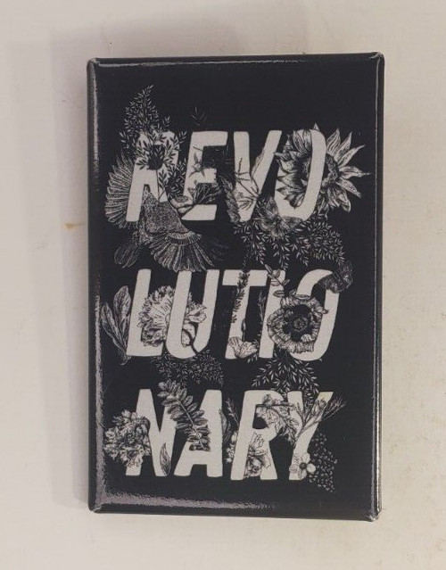 Vintage Revolutionary Womens Rights Rectangular  Pinback Button