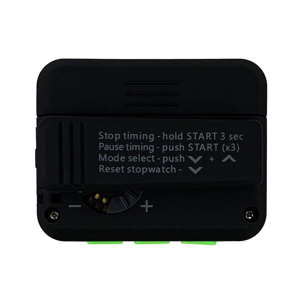 Gymboss Plus Interval Timer and Stopwatch One-size, Black / Green