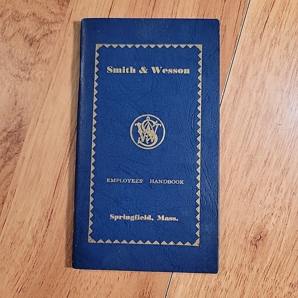 1962 Smith & Wesson Employee Handbook