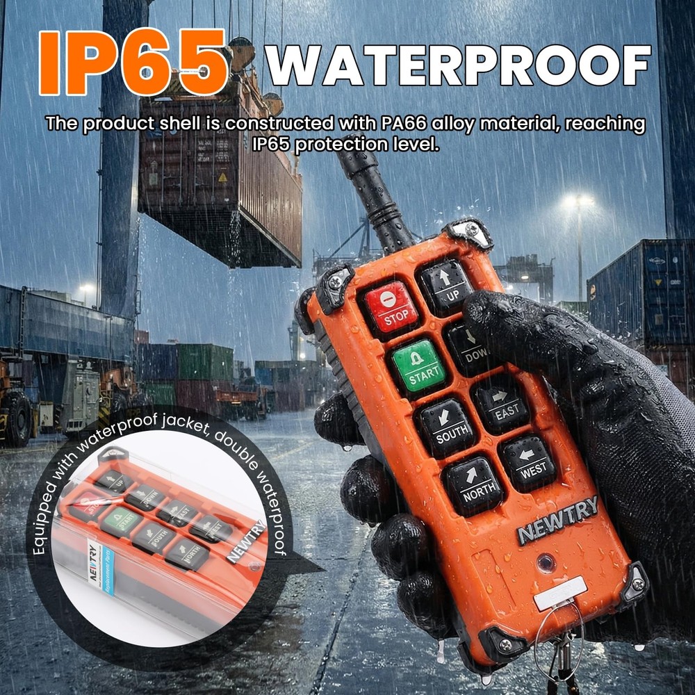 Wireless Crane Remote Control 12V Industrial