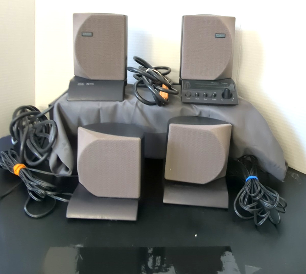 Altec Lansing ADA885 THX Computer Speaker System Dolby Digital Surround Tested