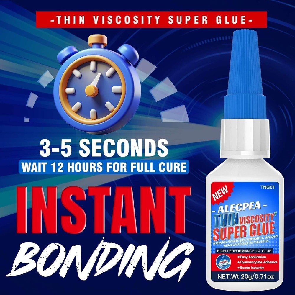 20g Thin CA Glue Fast Cure for Hobbies, Wood, Models & Precision Work