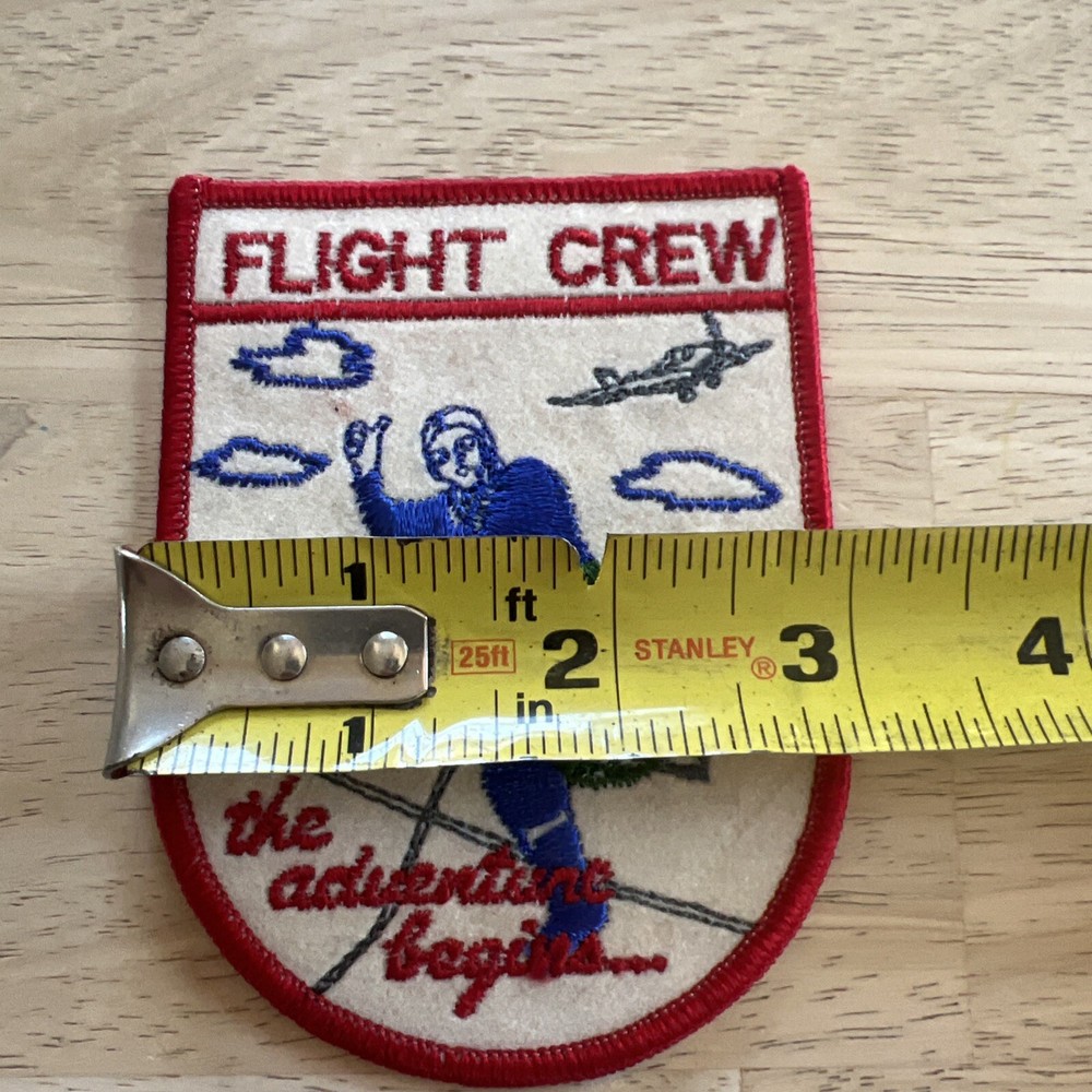 Vintage Flight Crew The Adventure Begins... Patch