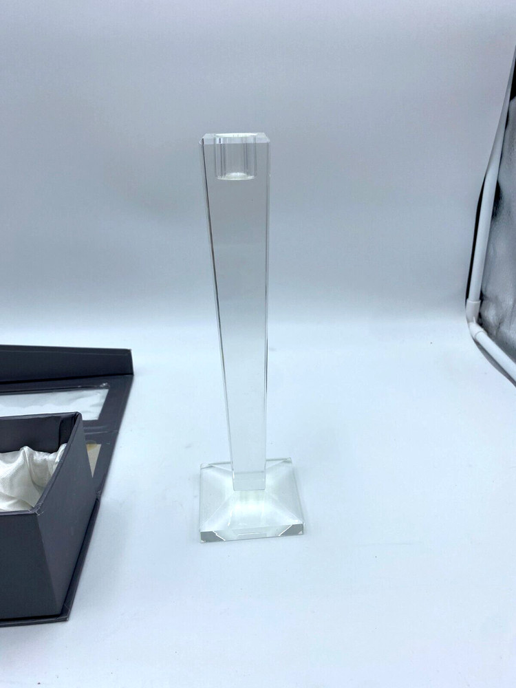 Oleg Cassini Crystal Candlesticks ALANNA 10"