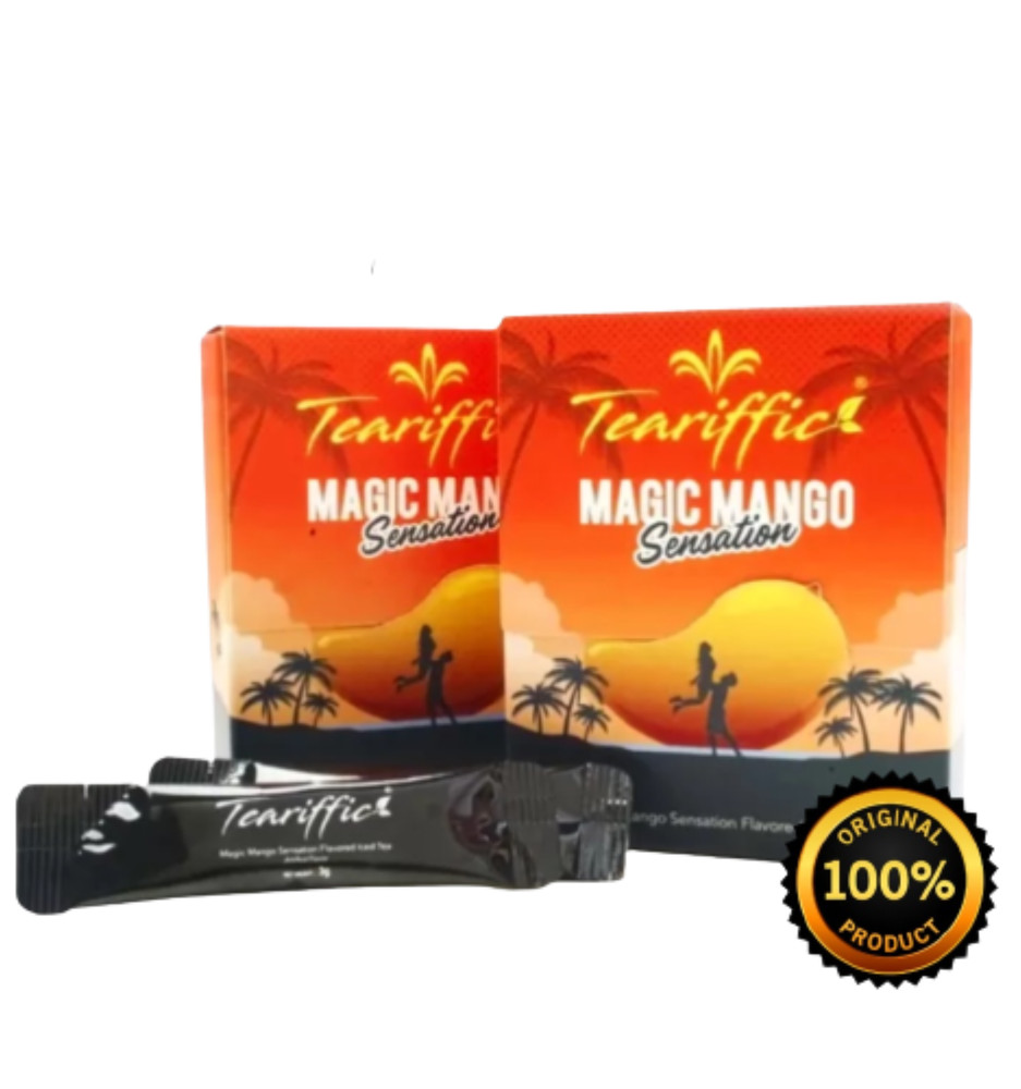 1 Box (6 sachets) Teariffic Magic Mango Sensation Sexual Men Herb Energy Coffee