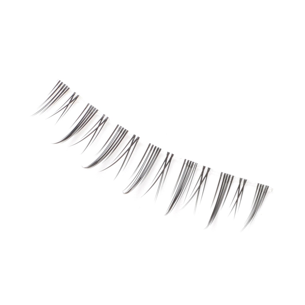 Natural False Eyelashes for Makeup Black LK01 5 Pair