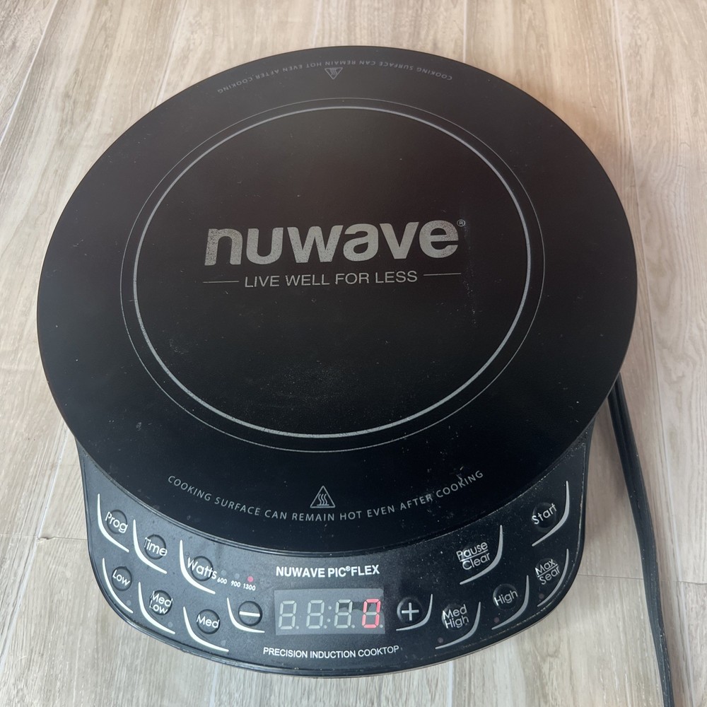 Nuwave Precision Induction Cooktop Flex Black PIC FLEX Great Burner!!! TESTED 🔥