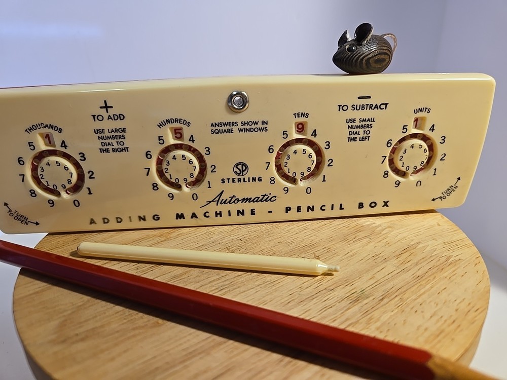 Vintage 1960s Sterling No. 566 Automatic Adding Machine