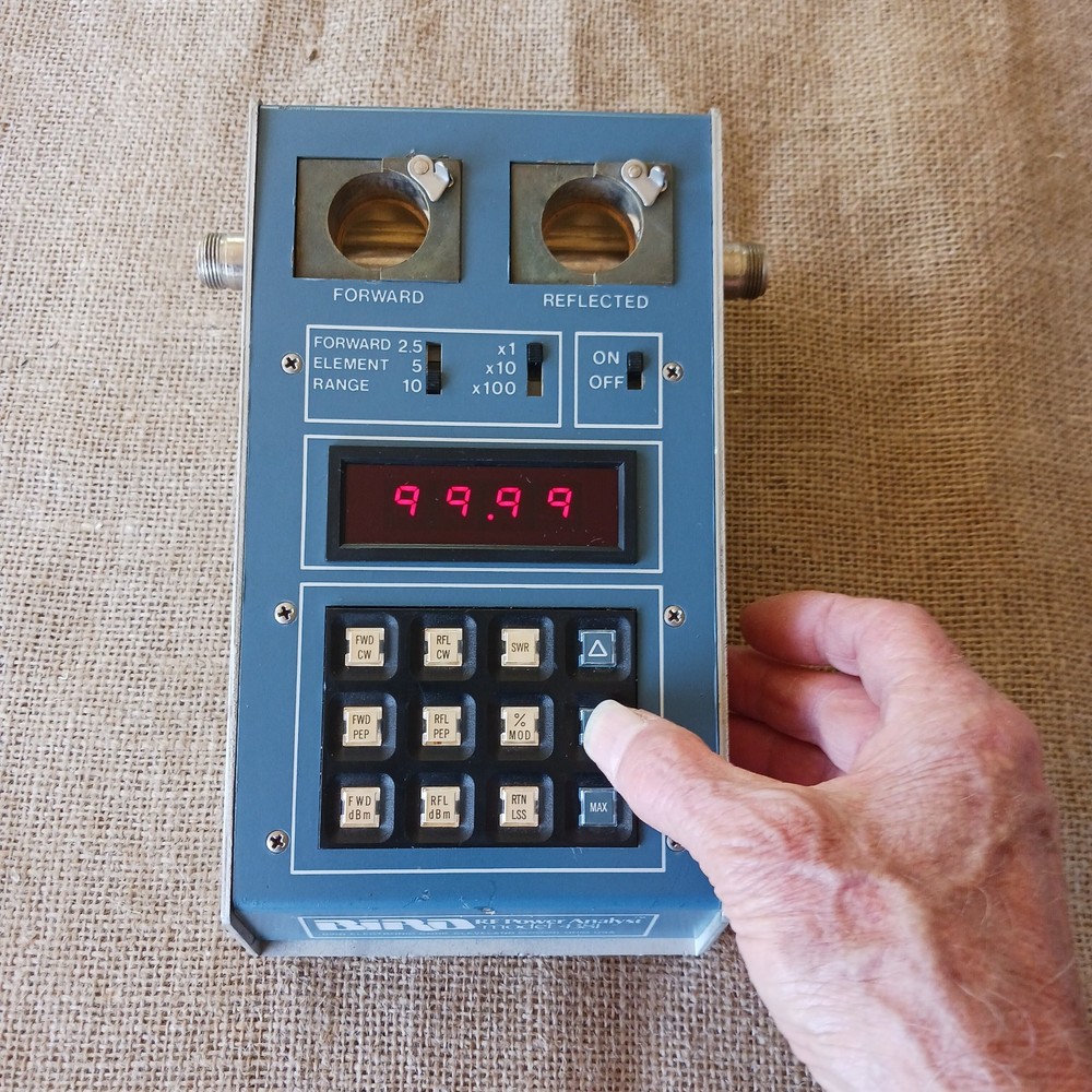 Bird Thruline Wattmeter "Power Analyst", model 4381, some testing - read update