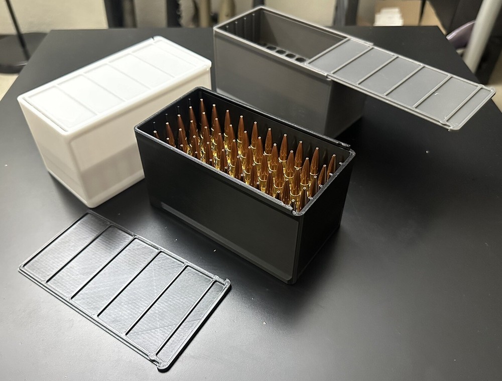 .308 / 7.62x51mm Ammo Box 50rd Capacity (3 Pack)