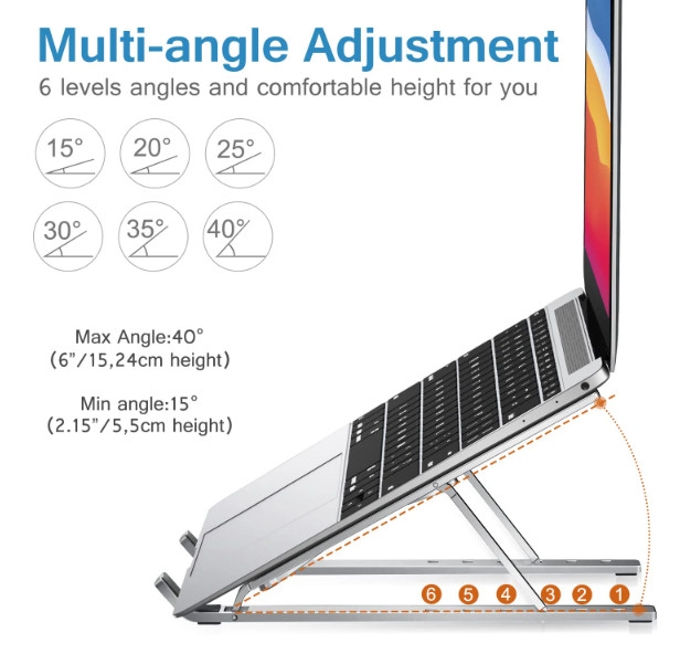 Laptop Stand Computer Stand Adjustable Laptop Riser Notebook Holder