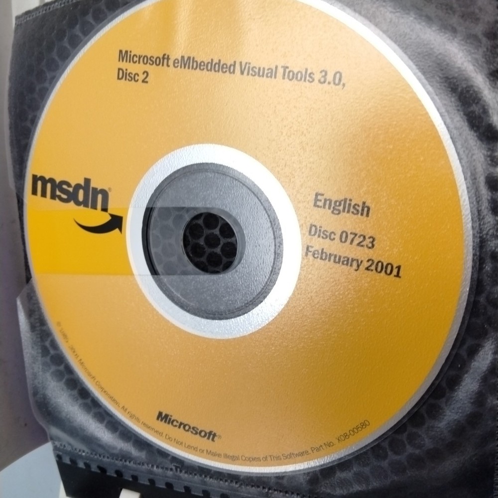 MSDN Subscription Software Library 2001 Including Codename Whistler