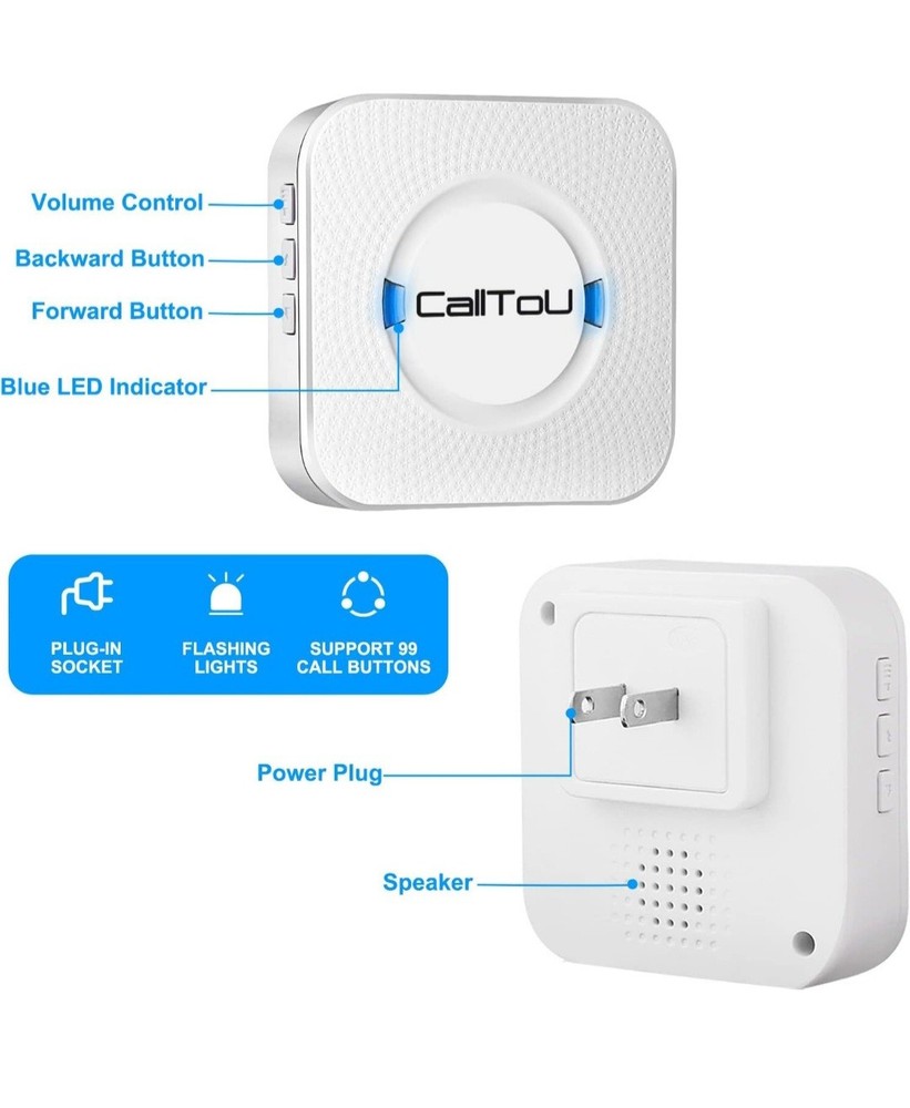 Long Range Wireless Call Button Nurse Alert System/patient /elderly/