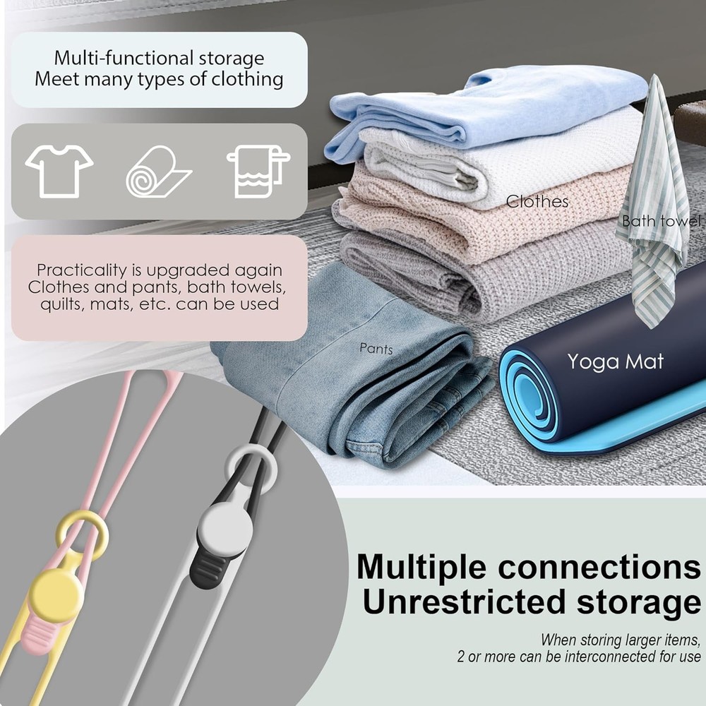 Reusable Silicone Cable Ties Organizer