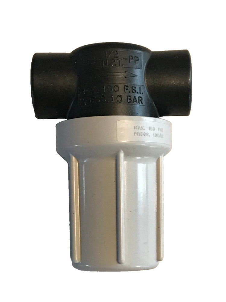 TeeJet Line Strainer 50 Mesh 1/2" - AA122-1/2-PP-50