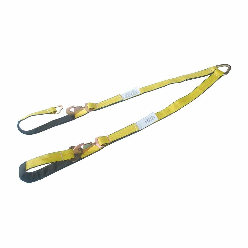 Axle V Strap Bridle w/ D Ring Snap Hook Middle 2''X6'