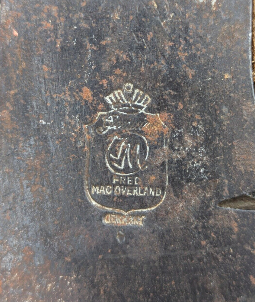 Vintage Fred Mac Overland Germany Hatchet Axe