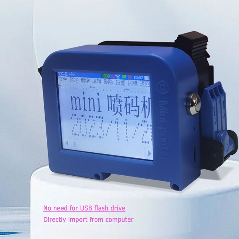 Intelligent Inkjet Printer Automatic Concave Convex Surface Encoder Label Date