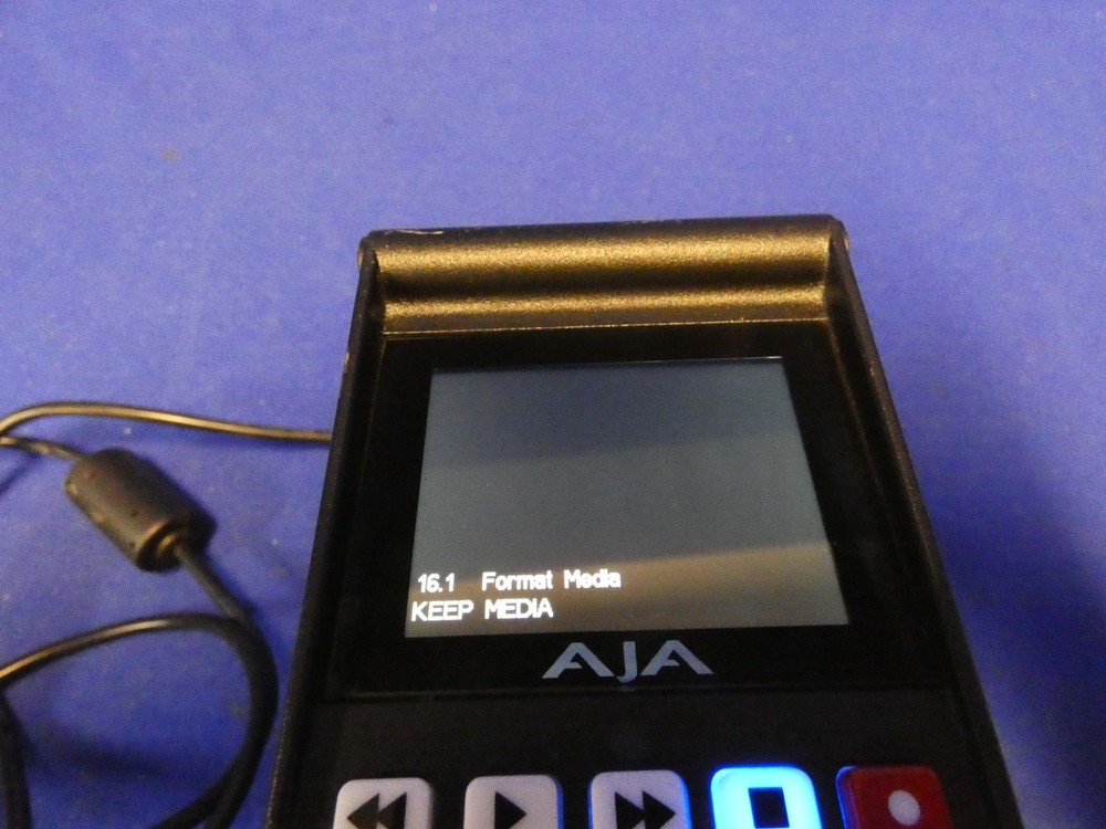 AJA Ki Pro Quad Solid State 4K Recorder w/4-Pin AJA External Power Supply