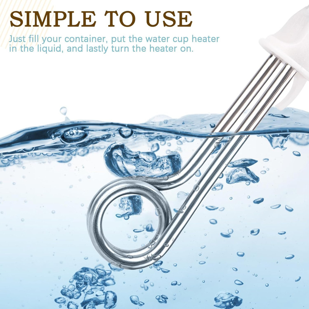 Travel Camping Accessories Tea Immersion Heater - Portable Immersion Water Heate