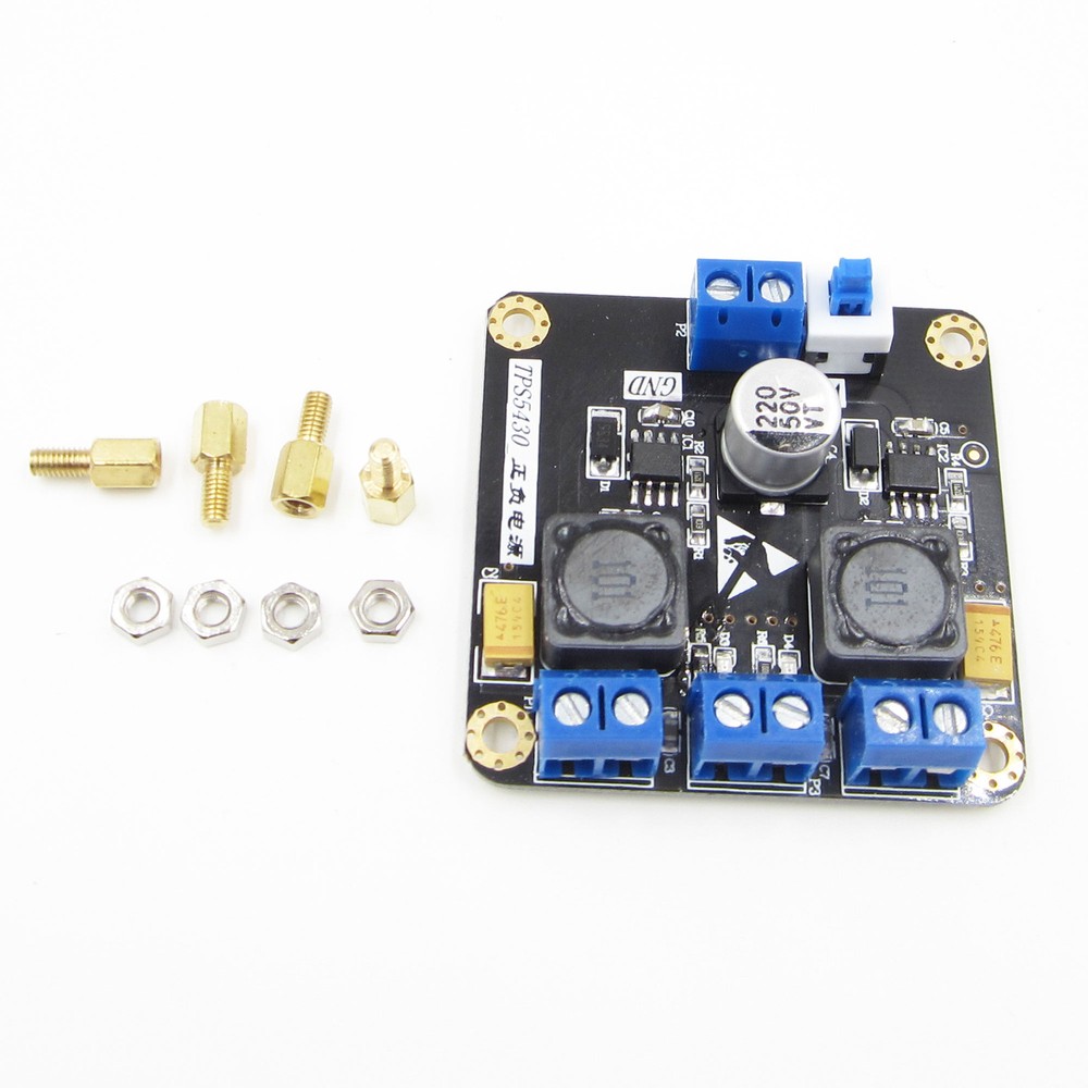 TPS5430 Positive Negative Dual Power Supply Module with Switching