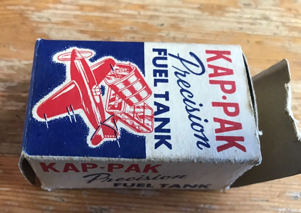 Kap-Pak Precision Fuel Tank w/ Original Box 0.5 oz Model Airplane T5 Rectangular