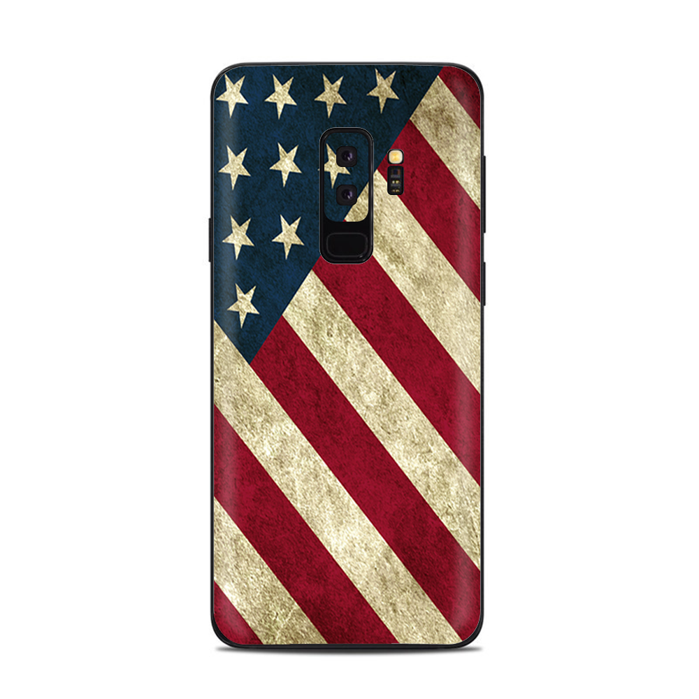 Samsung Galaxy S9 Plus Skins Decals - Merica Flag Pattern